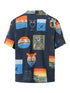KnowledgeCotton Apparel - Boxed fit AOP short sleeved shirt - GOTS/Vegan